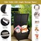 4 Pcs Outdoor Patio Rattan Furniture Set with Cushioned Loveseat and Storage Box
